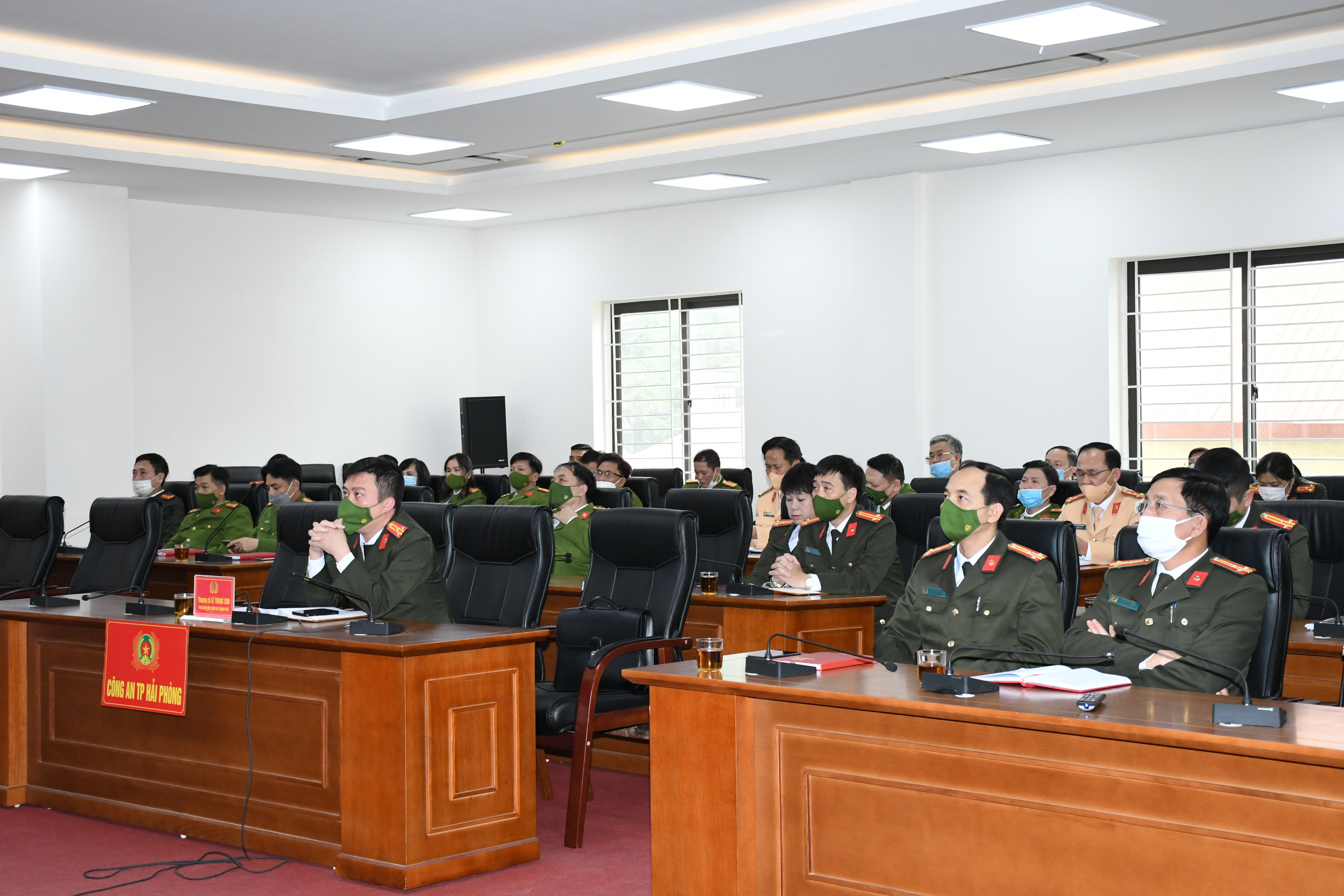 Tập huấn về công tác chăm sóc, bảo vệ sức khỏe CBCS CAND trong điều kiện thích ứng an toàn, linh hoạt, kiểm soát hiệu quả dịch Covid -19